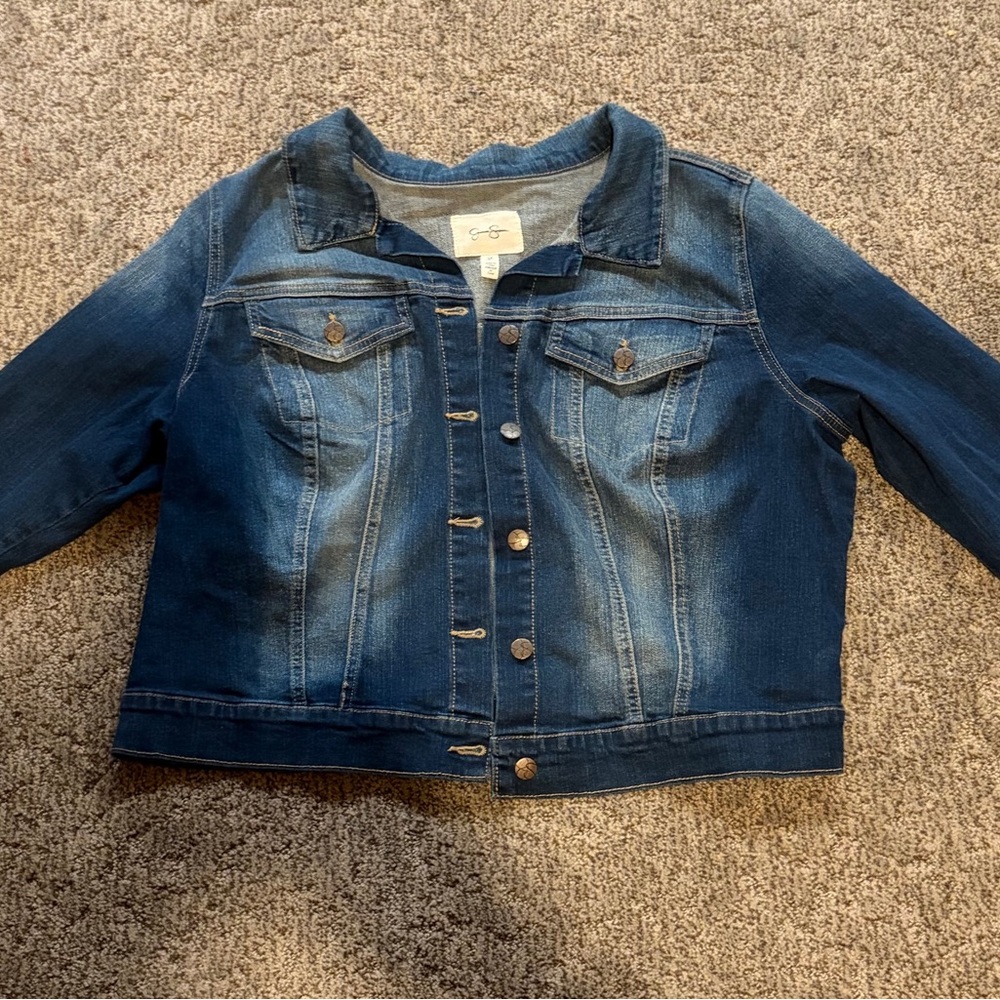 Jessica Simpson Dark Blue Denim Jacket
